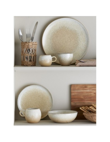 Juego de Desayuno PAULA, Gres Natural - Bloomingville