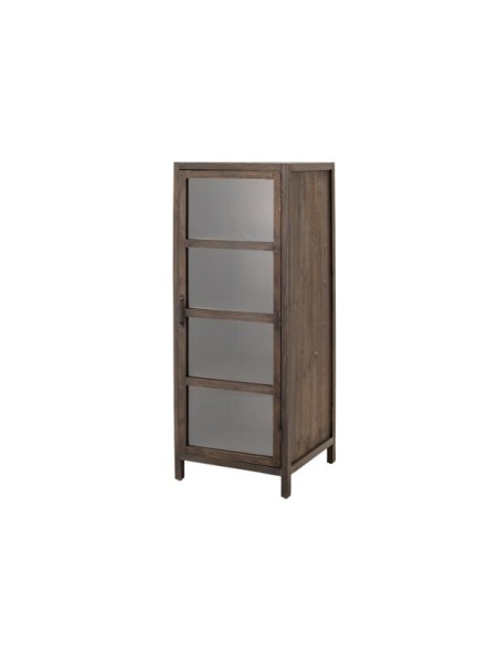Aparador Vitrina MARL, Marrón, Madera de Abeto - Bloomingville