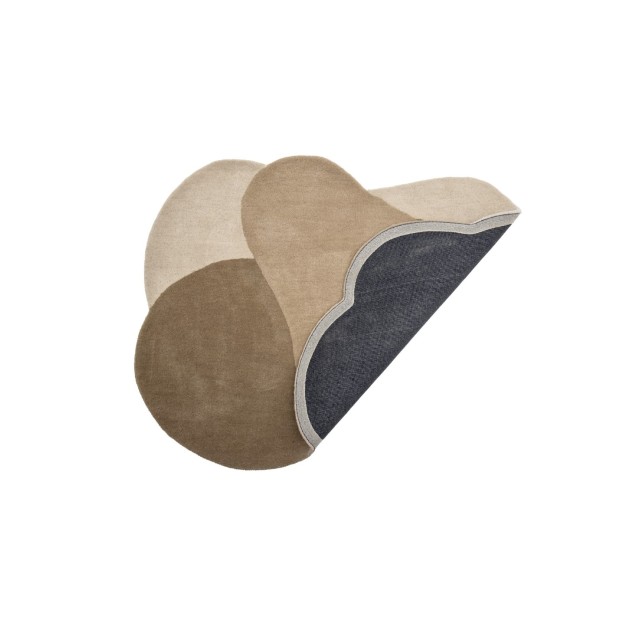 Alfombra DENTON, Marrón, Lana -...