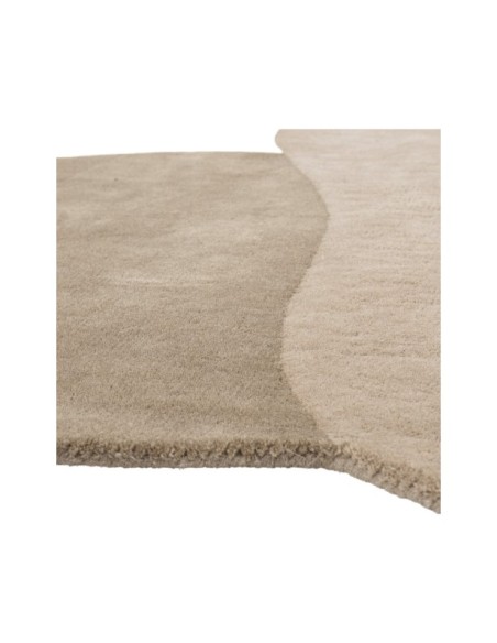 Alfombra DENTON, Marrón, Lana - Bloomingville