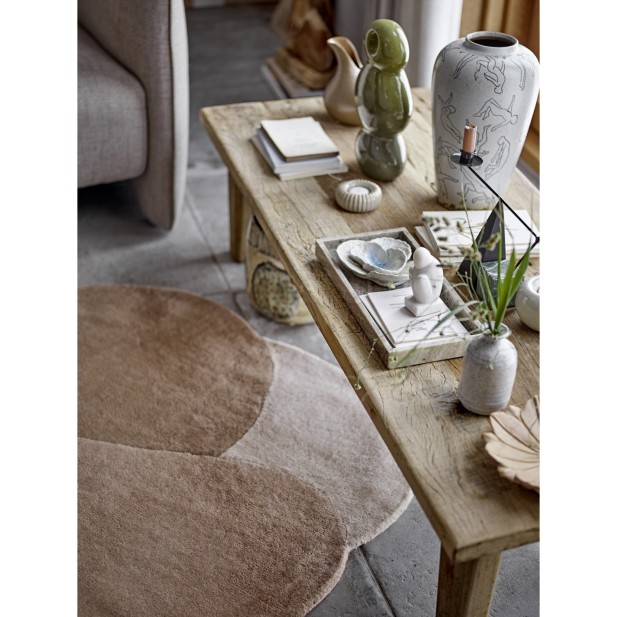 Alfombra DENTON, Marrón, Lana -...