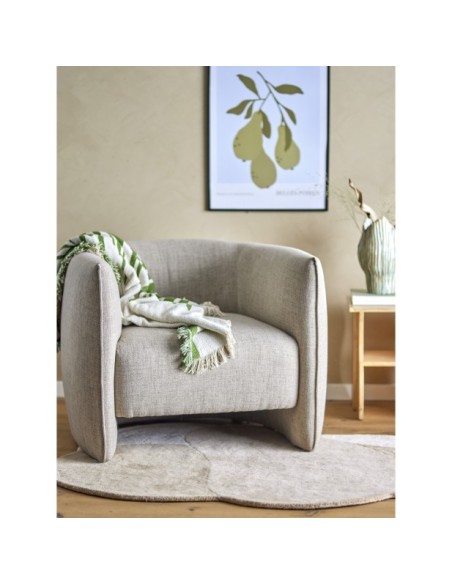 Sillón BACIO, Poliéster Reciclado / Natural - Bloomingville