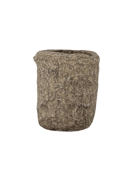 Jarrón Decorativo JANAY, Marrón, Papel Maché - Bloomingville