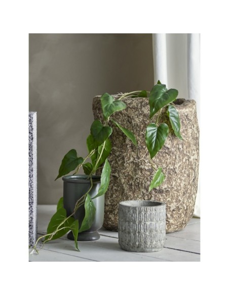 Jarrón Decorativo JANAY, Marrón, Papel Maché - Bloomingville