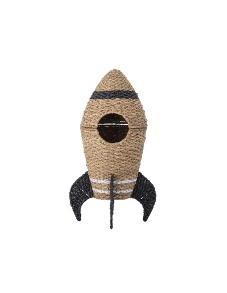 Cesta con Tapa COSMINA, Algas Marinas Natural - Bloomingville