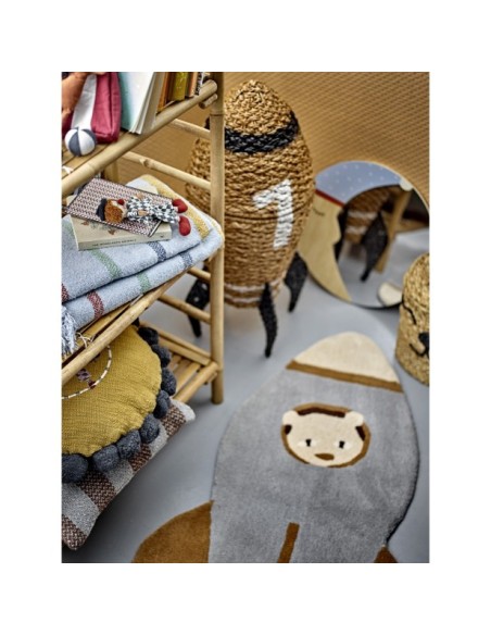 Cesta con Tapa COSMINA, Algas Marinas Natural - Bloomingville