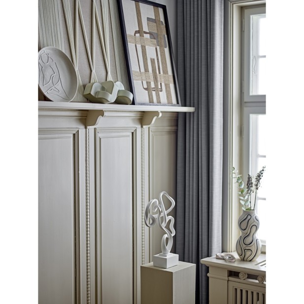 Decoración ARISTA, Blanco, Resina -...