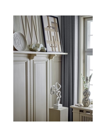 Decoración ARISTA, Blanco, Resina - Bloomingville