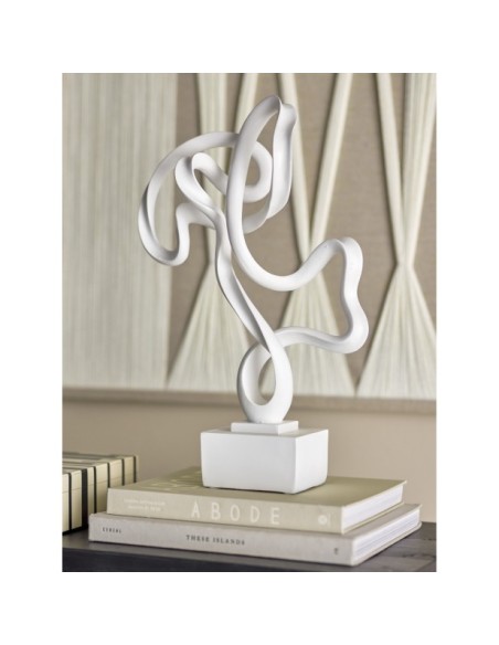 Decoración ARISTA, Blanco, Resina - Bloomingville