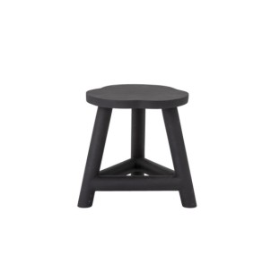 Taburete MALIE, Negro, Mango - Bloomingville