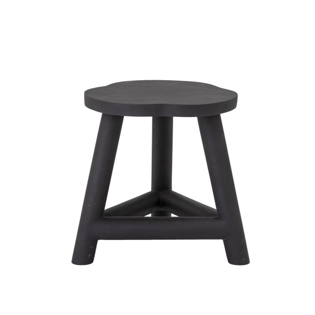 Taburete MALIE, Negro, Mango - Bloomingville