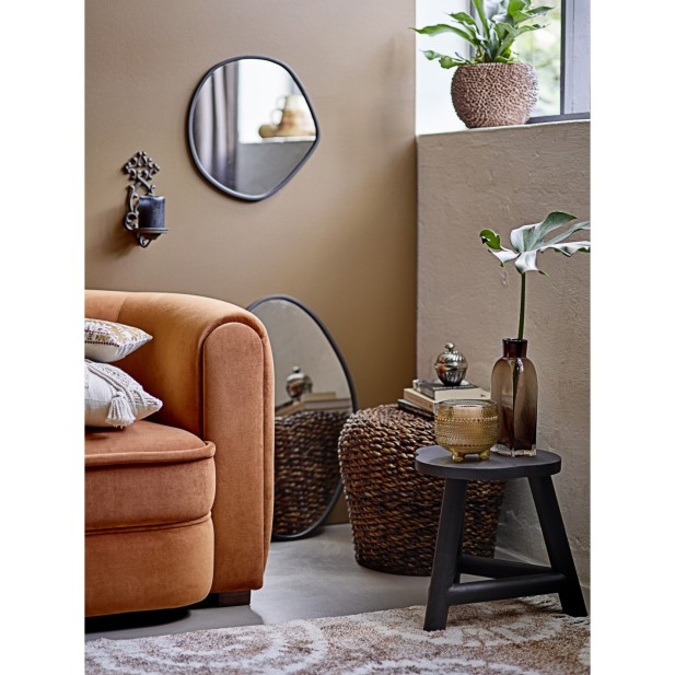 Taburete MALIE, Negro, Mango -...