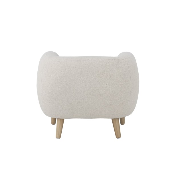 Butaca CADE, Blanco, Poliéster -...