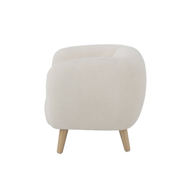 Butaca CADE, Blanco, Poliéster -...