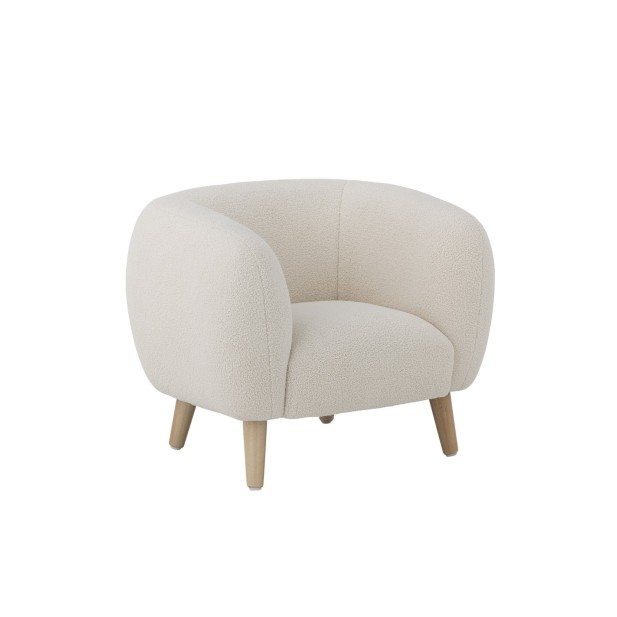 Butaca CADE, Blanco, Poliéster -...