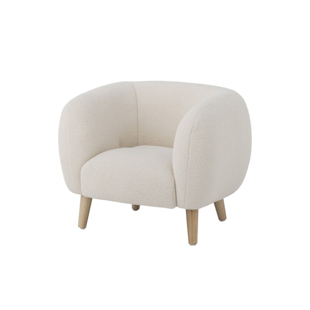 Butaca CADE, Blanco, Poliéster -...