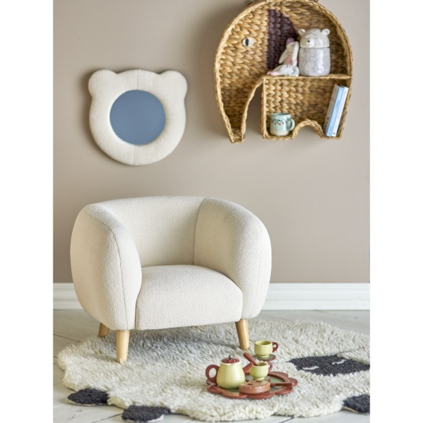 Butaca CADE, Blanco, Poliéster -...