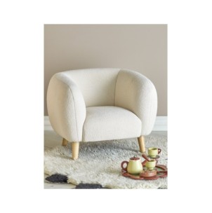 Butaca CADE, Blanco, Poliéster - Bloomingville 2