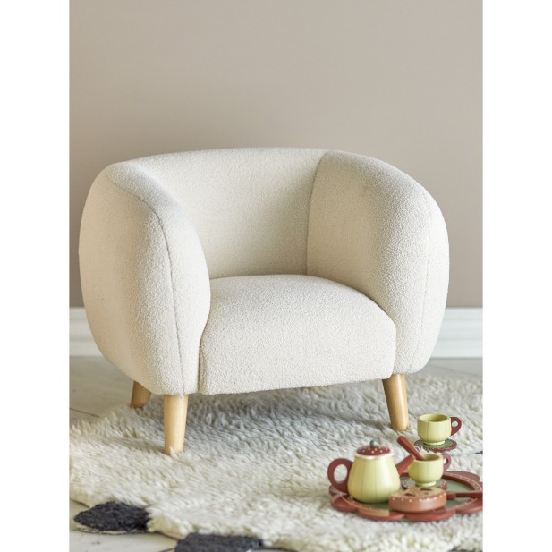 Butaca CADE, Blanco, Poliéster -...