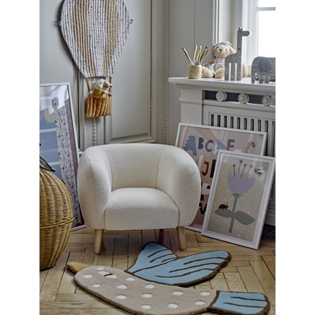 Butaca CADE, Blanco, Poliéster -...