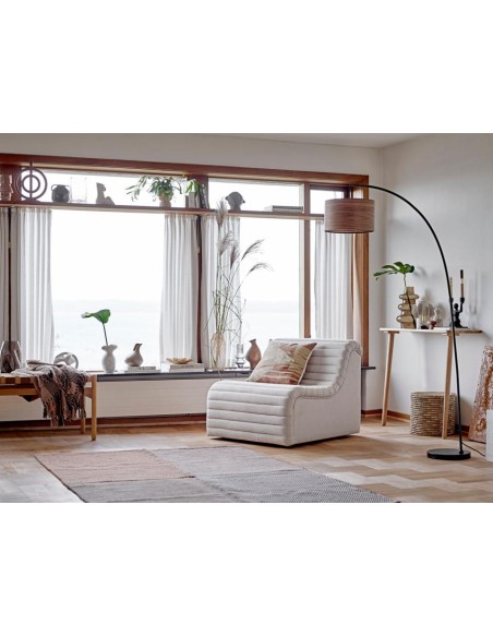 Alfombra RODIN 200x140 cm, Marrón, Yute - Bloomingville