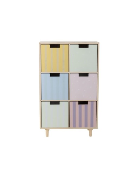 Estantería con Cajones CALLE, Paulonia Natural - Bloomingville