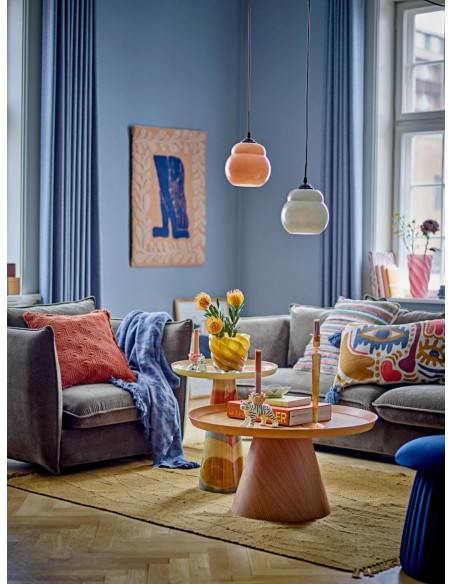 Mesa Auxiliar LUANA Ø74 cm, Roble Natural - Bloomingville