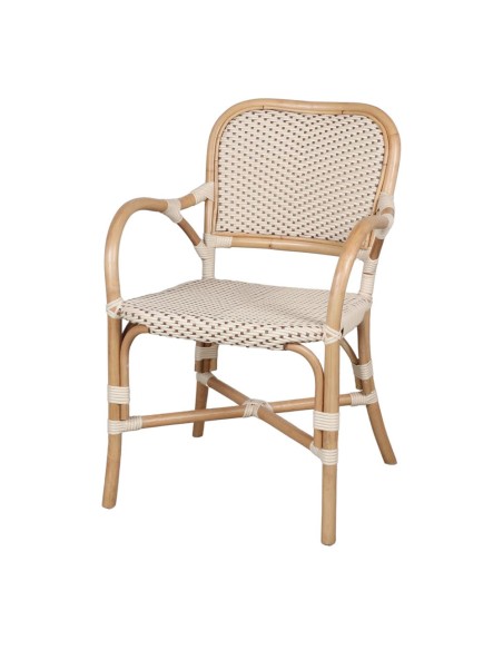 Silla DANICA, ratán natural