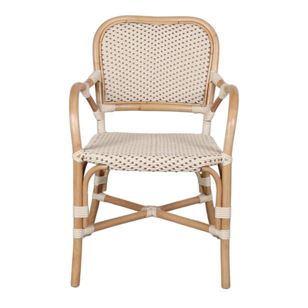 Silla DANICA, ratán natural