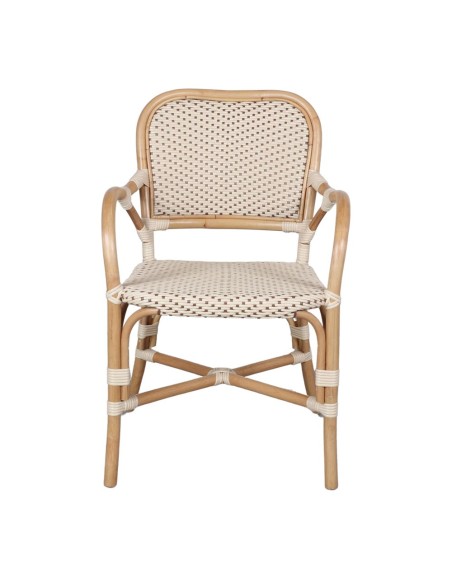 Silla DANICA, ratán natural