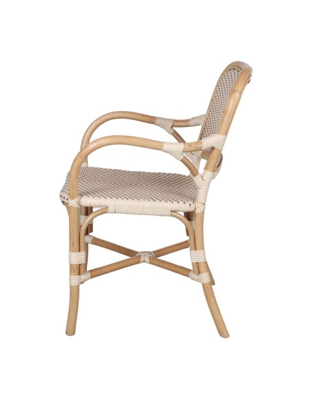 Silla DANICA, ratán natural