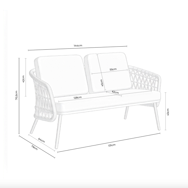 Conjunto de Jardín IDA 4 Piezas /... Conjunto de Jardín IDA 4 Piezas /...