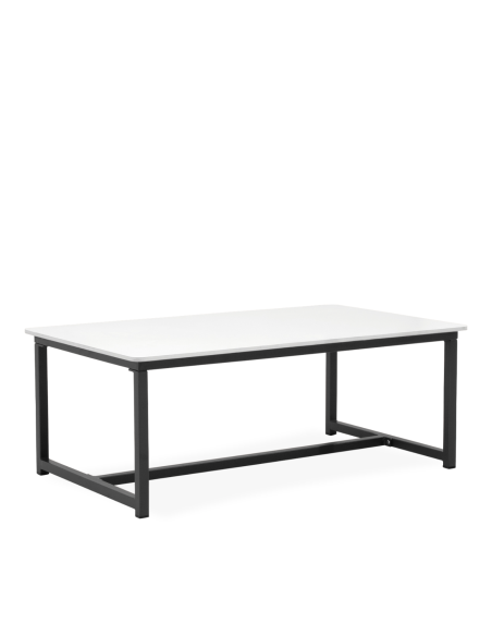 Conjunto de Jardín NEO 4 Piezas / Sofá + Sillones + Mesa de Centro / Negro