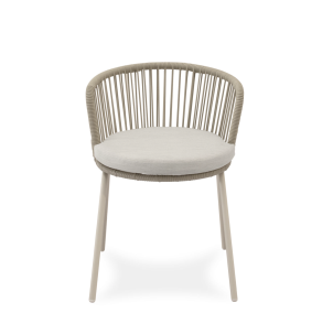 Silla Exterior THEO, Metal / Cuerda Beige - Vackart 2