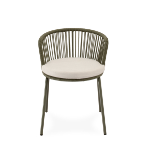 Silla Exterior THEO, Metal / Cuerda Verde - Vackart 2