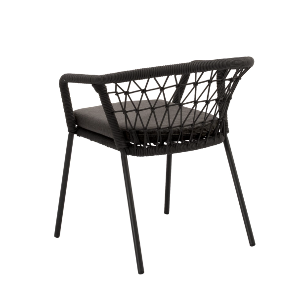 Silla Exterior WELLS, Metal / Cuerda... Silla Exterior WELLS, Metal / Cuerda...