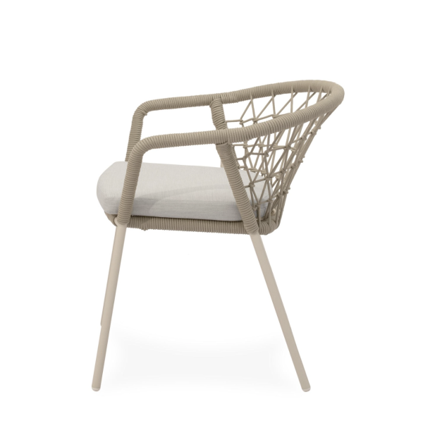 Silla Exterior WELLS, Metal / Cuerda... Silla Exterior WELLS, Metal / Cuerda...