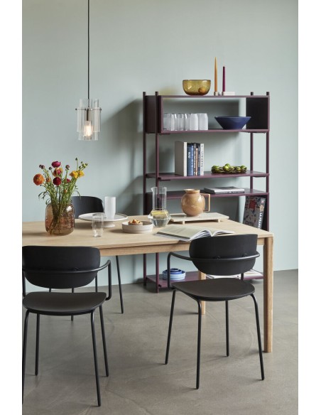 Mesa de Comedor GROUND Cuadrada Natural - Hübsch