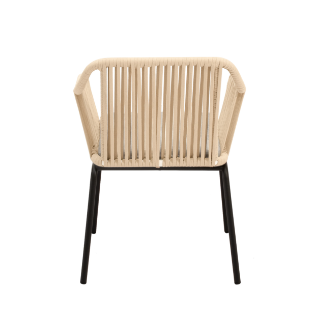 Silla Exterior AMIA, Metal Negro /...