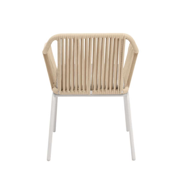 Silla Exterior AMIA, Metal Blanco /...
