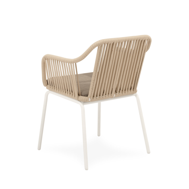 Silla Exterior AMIA, Metal Blanco /...