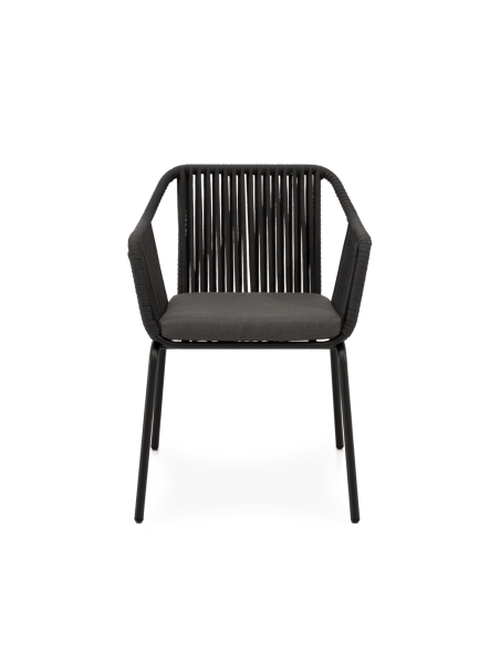 Silla Exterior AMIA, Metal / Cuerda Antracita