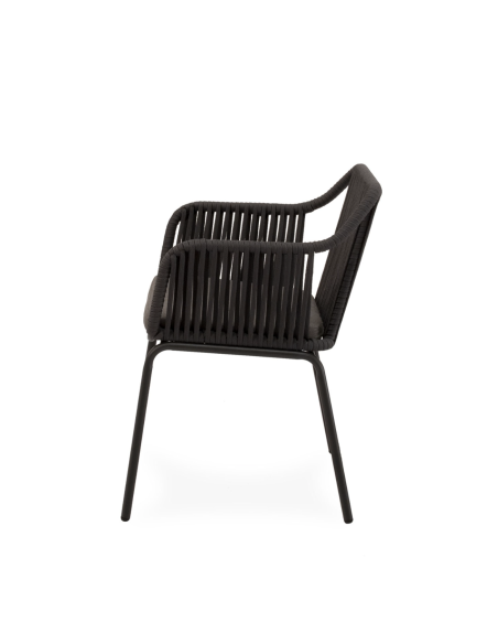 Silla Exterior AMIA, Metal / Cuerda Antracita