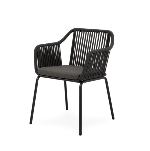 Silla Exterior AMIA, Metal / Cuerda Antracita - Vackart
