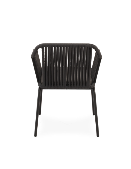 Silla Exterior AMIA, Metal / Cuerda Antracita