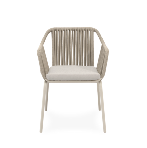 Silla Exterior AMIA, Metal / Cuerda Beige - Vackart 2