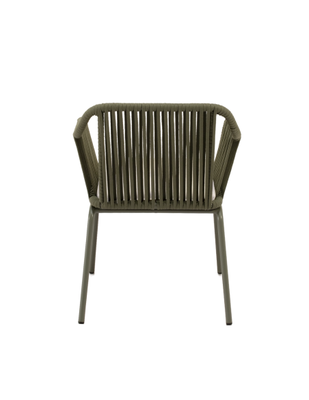 Silla Exterior AMIA, Metal / Cuerda Verde