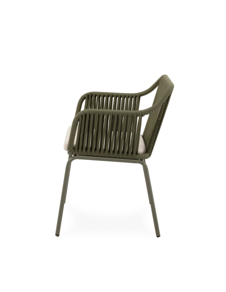 Silla Exterior AMIA, Metal / Cuerda Verde