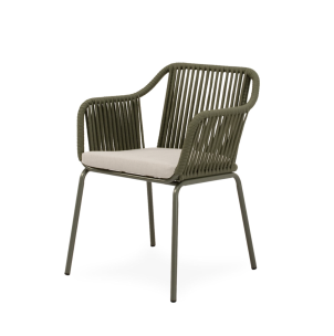 Silla Exterior AMIA, Metal / Cuerda Verde - Vackart