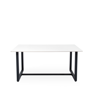 Mesa Ext CAI 160x90 cm, de Comedor, Metal Negro/Porcelánico - Vackart 2